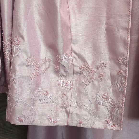 Positive Attitude Rose Pink Dress And Jacket Set Womens Plus Size 16W - Picture 4 of 12